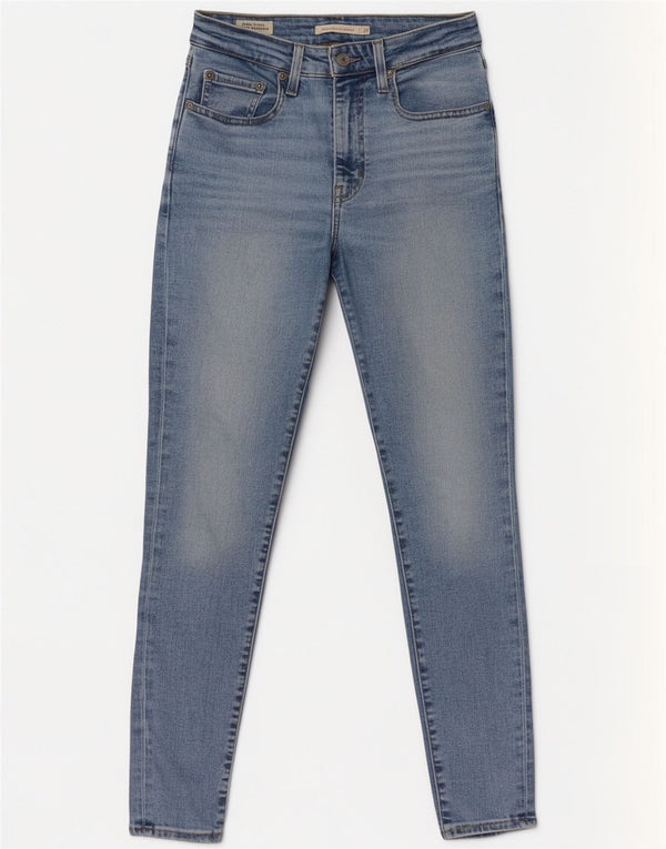 Levi's Dame 721 Skinny Jeans med høj talje W27 L28 Blå