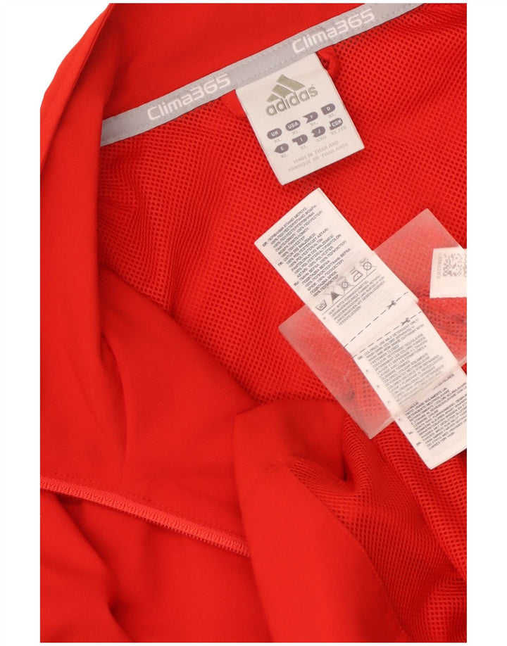 Adidas Herre Clima 365 Træningsdragt Topjakke XL Rød Colourblock Polyester