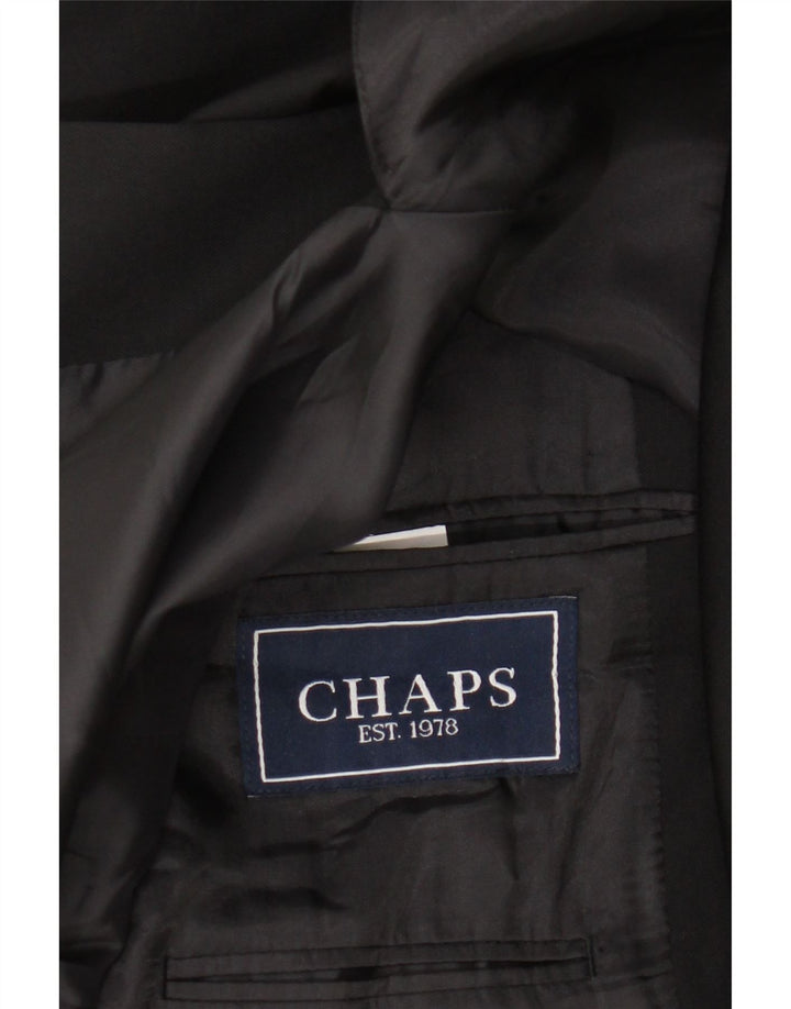 Chaps Herre 2-knaps blazerjakke UK 38 Medium Sort Uld