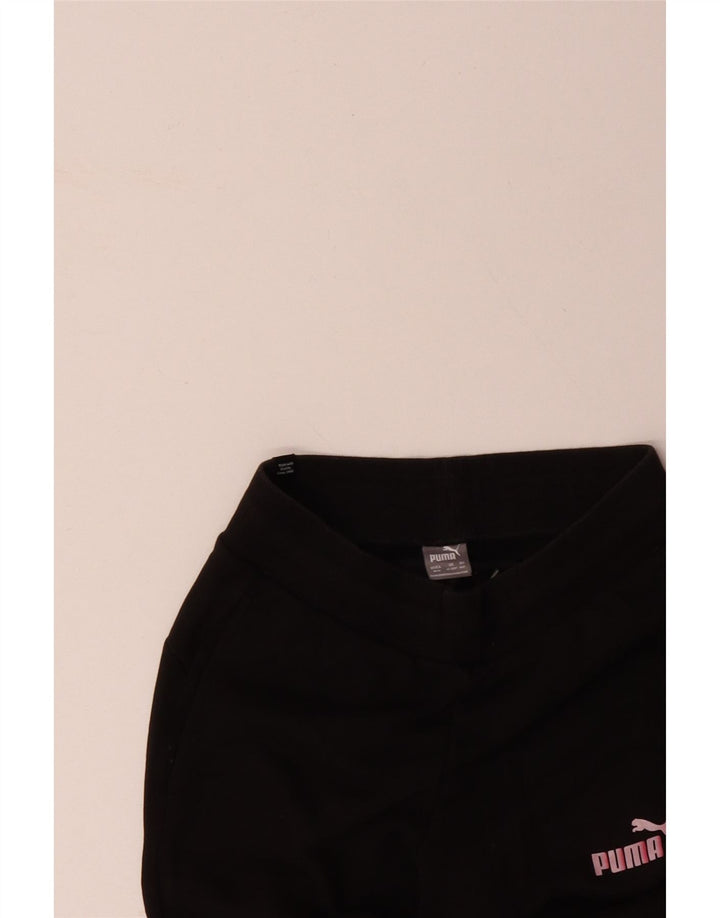 PUMA træningsdragt til piger Joggers 11-12 år Sort bomuld