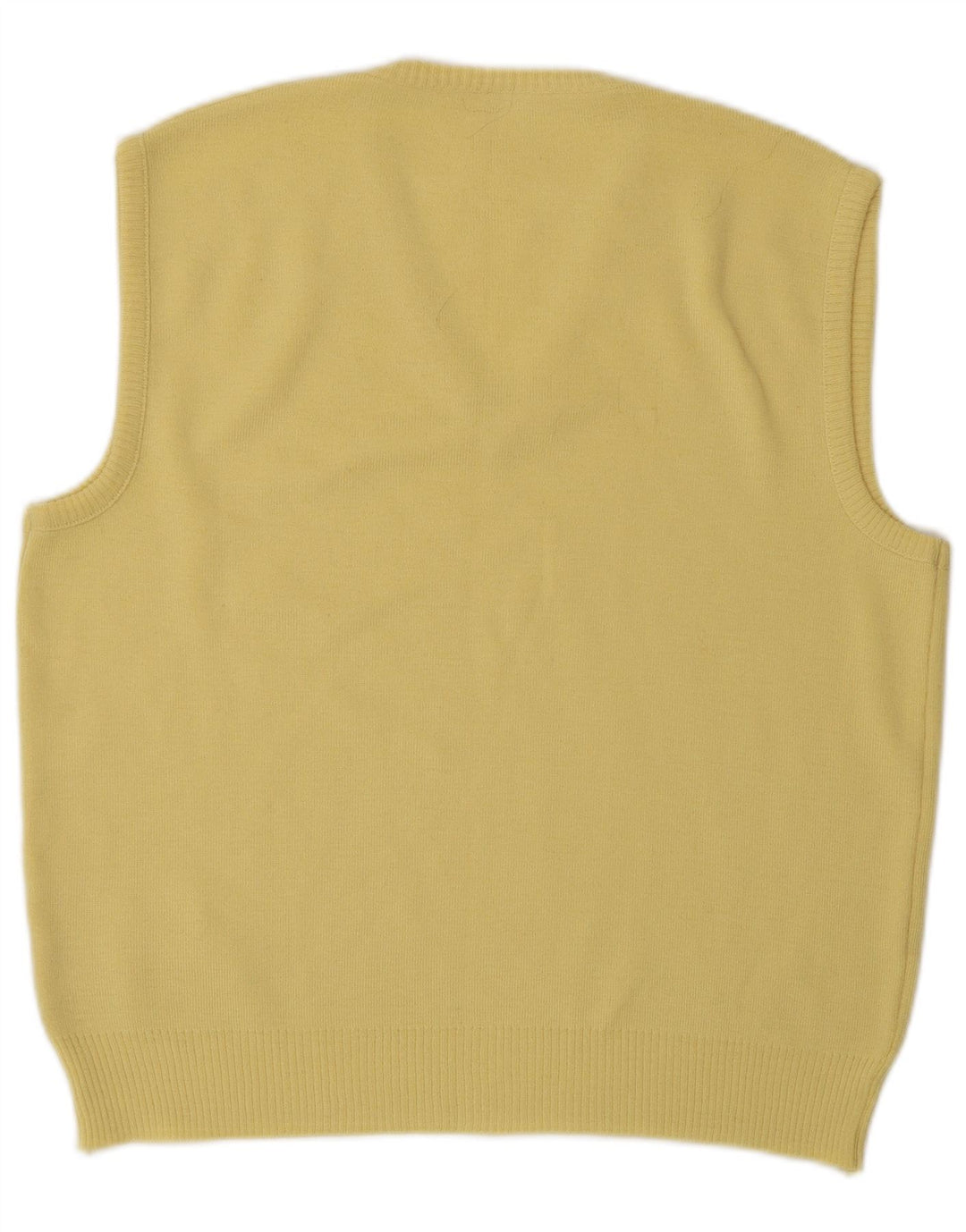 Vintage herrevest tanktop medium gul