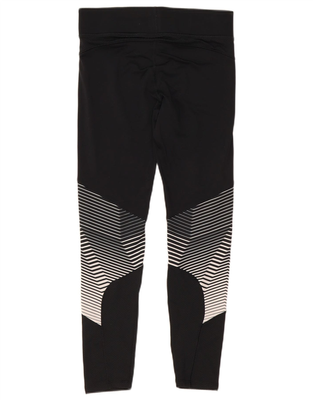 Under Armour Womens Leggings UK 12 Medium Black Geometric