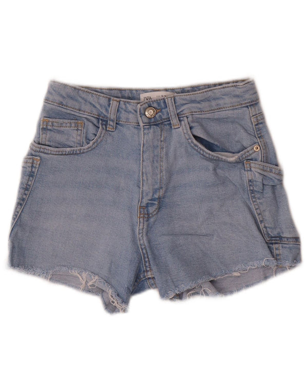ZARA Denimshorts til piger 13-14 år W24 Blå