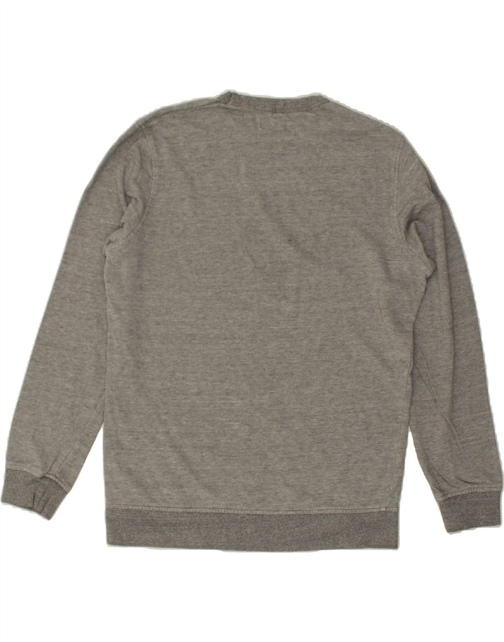 JACK & JONES Mens Graphic Sweatshirt Jumper Large Grey Cotton | Vintage Jack & Jones | Thrift | Second-Hand Jack & Jones | Used Clothing | Messina Hembry 
