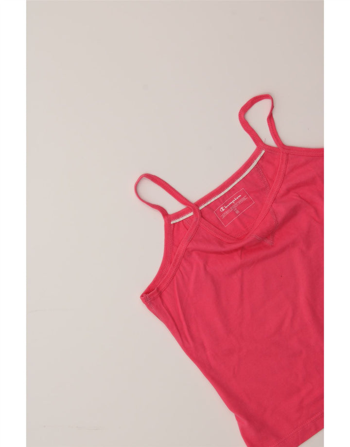 CHAMPION Womens Heritage Classics Cami Top UK 12 Medium Pink Vintage Champion and Second-Hand Champion from Messina Hembry 