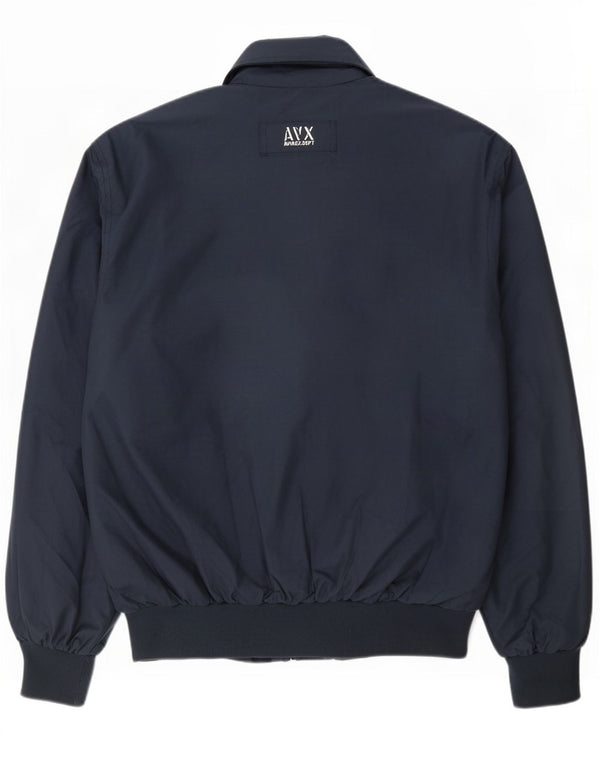 Avirex Herre Bomber Jacket UK 44 2XL Navy Blue Polyester