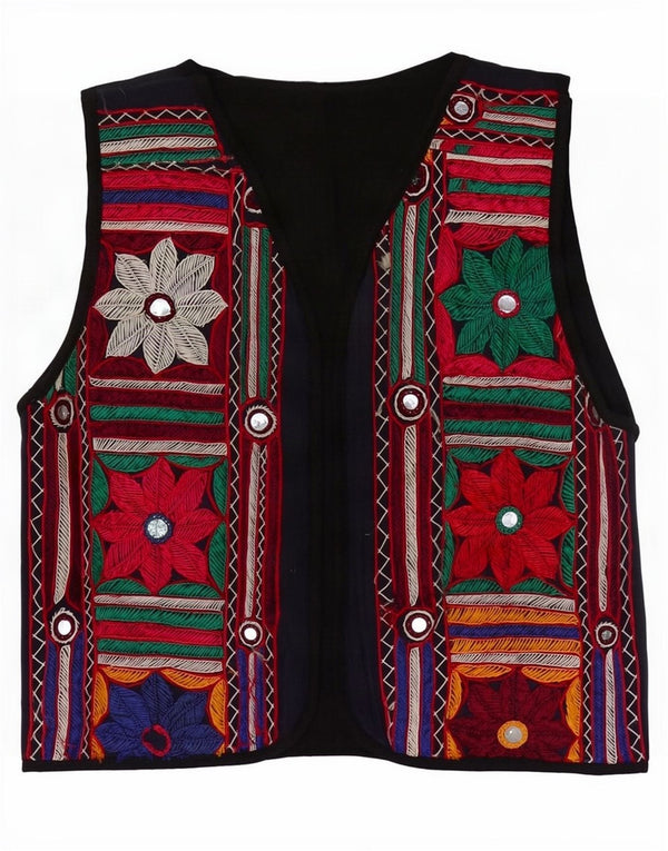 Vintage Dame Vest Top UK 10 Small Multicolored Floral