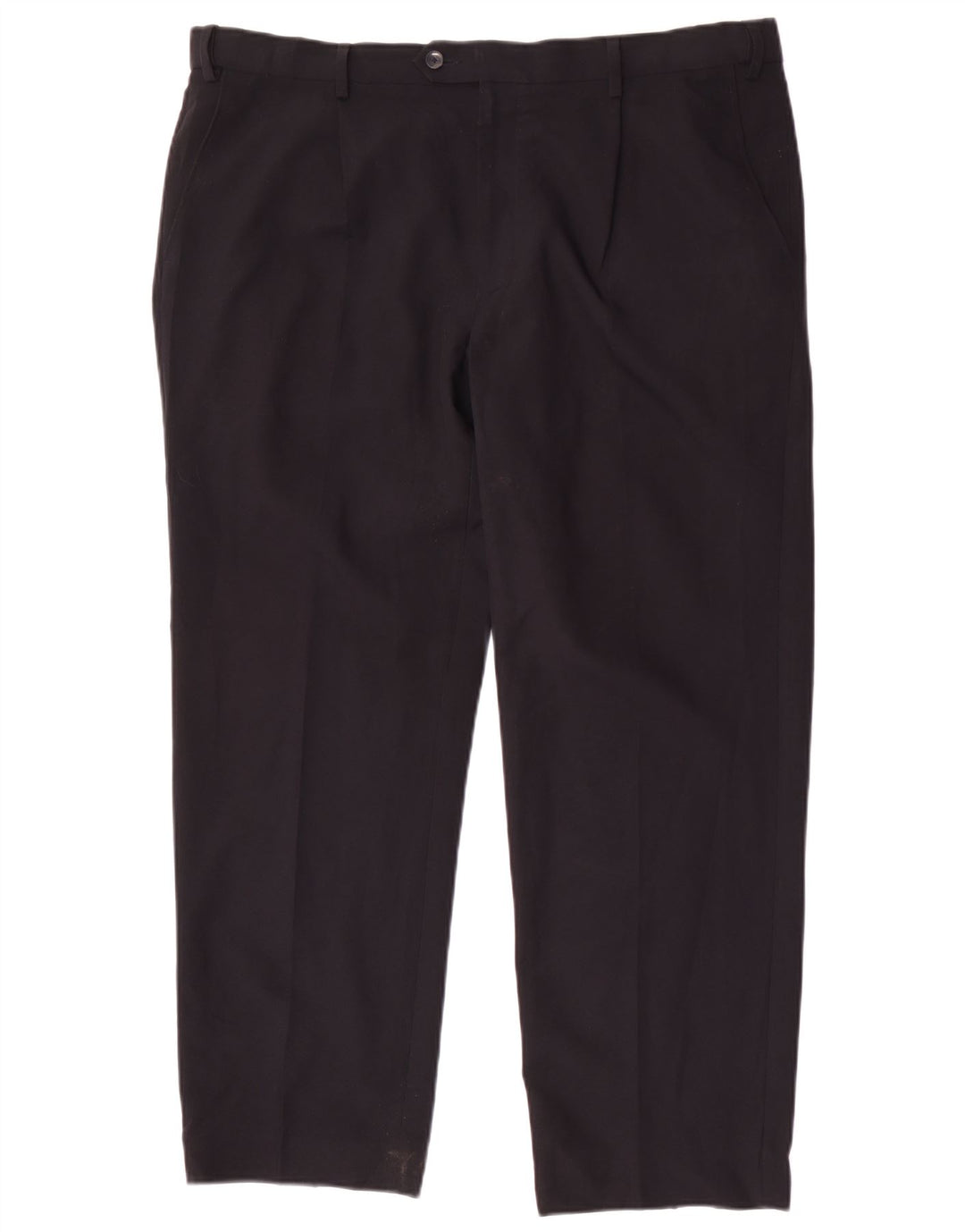 Marks & Spencer Herre Regular Fit Suit Bukser W40 L29 Marineblå polyester