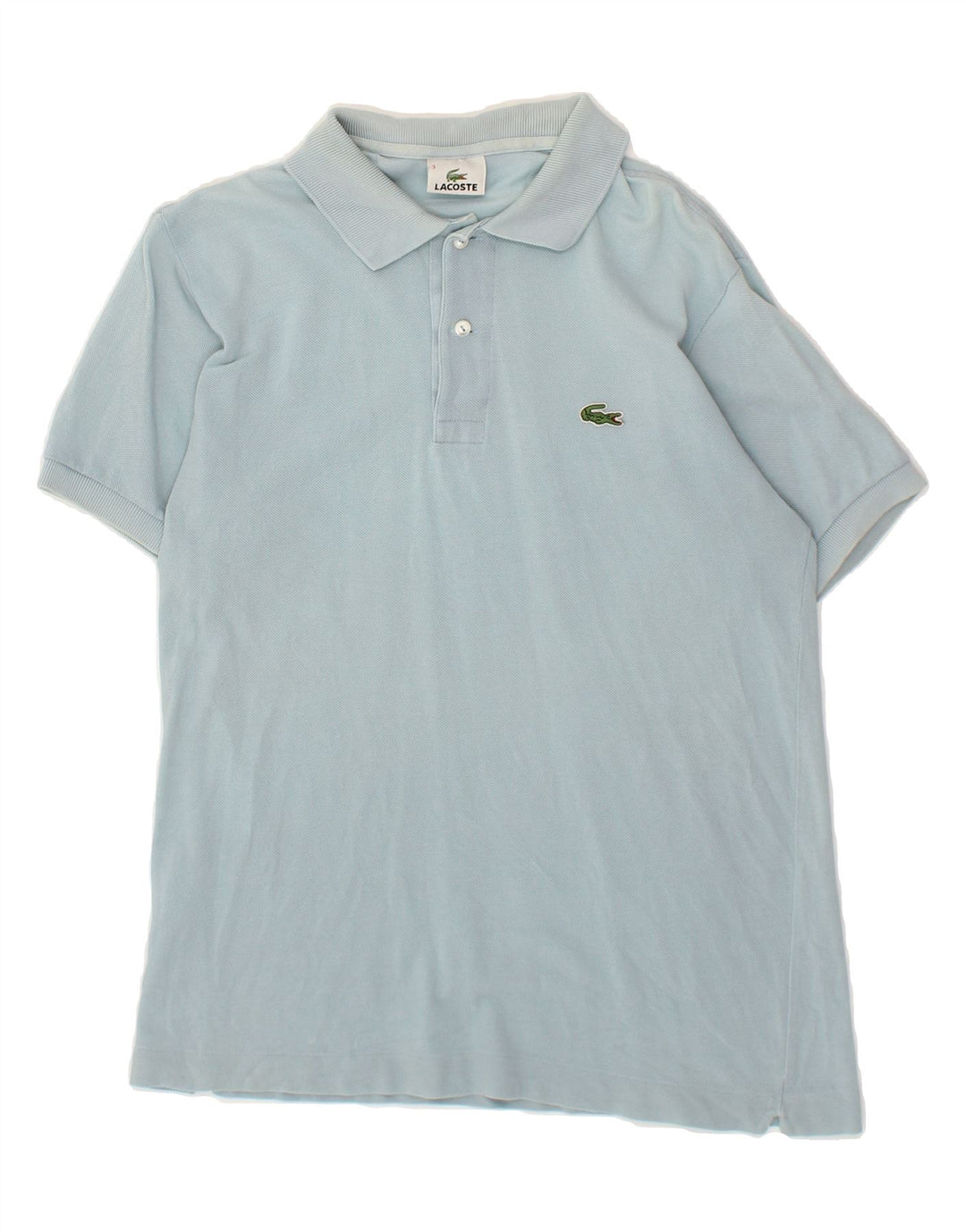 LACOSTE Mens Polo Shirt Size 3 Small Blue Cotton Vintage Lacoste and Second-Hand Lacoste from Messina Hembry 