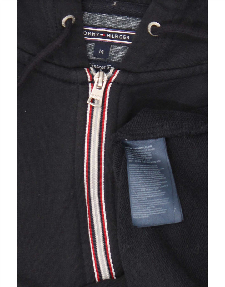 Tommy Hilfiger Herre hættetrøje med lynlås Mellem marineblå bomuld