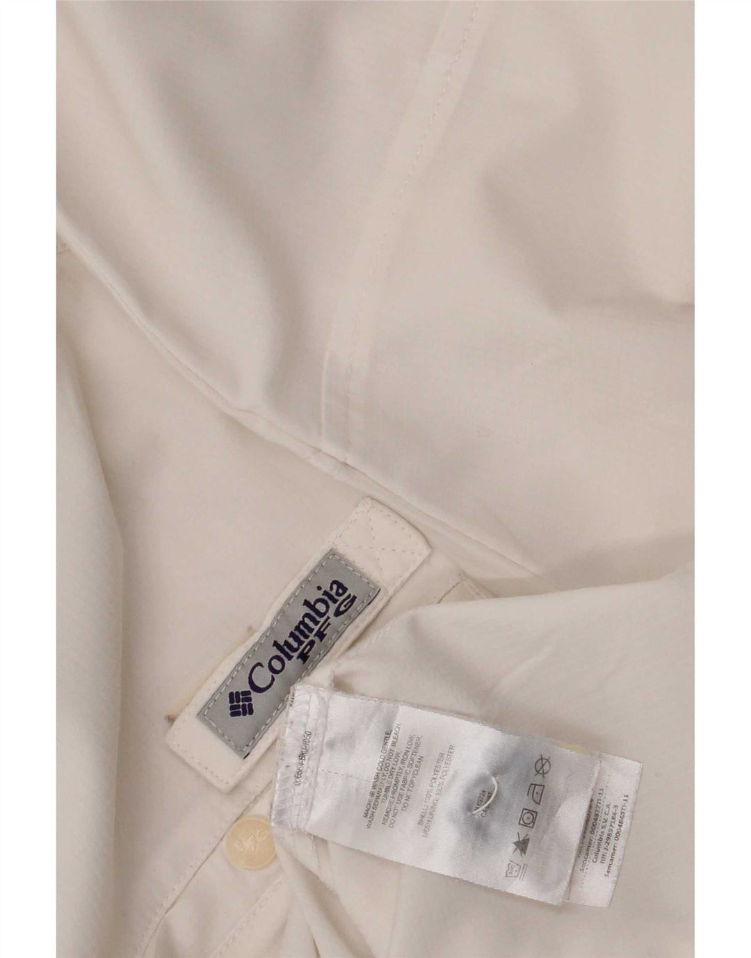 Columbia herreskjorte medium hvid polyester