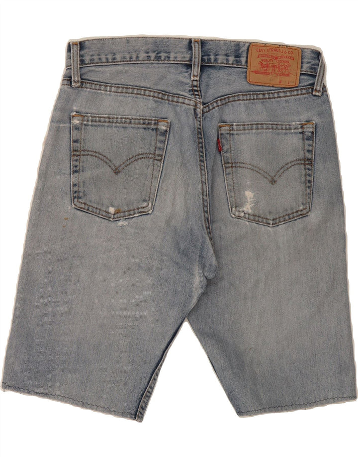 LEVI'S Mens Distressed Denim Shorts W32 Medium Blue Cotton Vintage Levi's and Second-Hand Levi's from Messina Hembry 