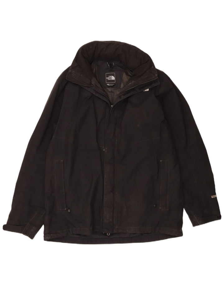 The North Face Regnjakke med hætte til mænd UK 42 XL Sort Polyester
