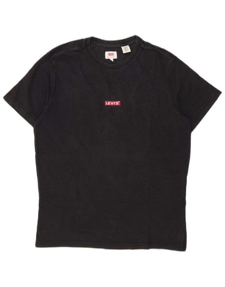 Levi's herre T-shirt top lille sort bomuld