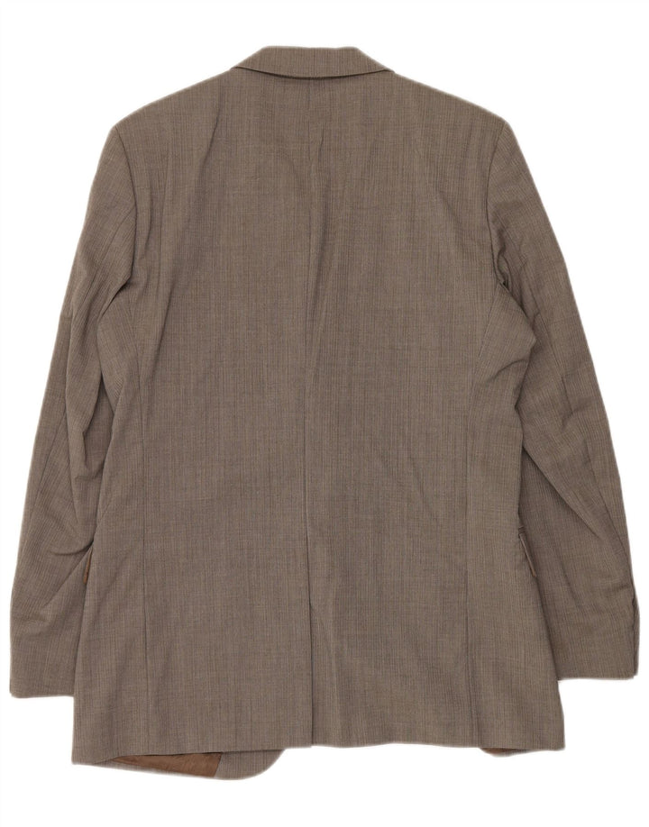 Hugo Boss Herre 2-knaps blazerjakke UK 48 Medium Grey Virgin Wool