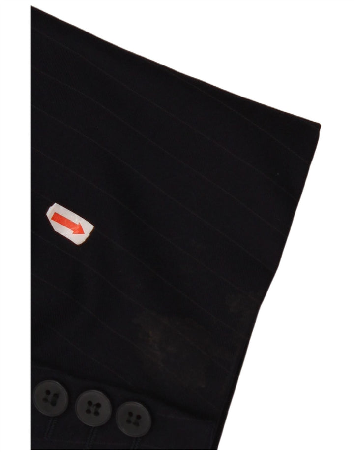 JAEGER Dobbeltradet blazerjakke til mænd EU 58 4XL Marineblå Stribet