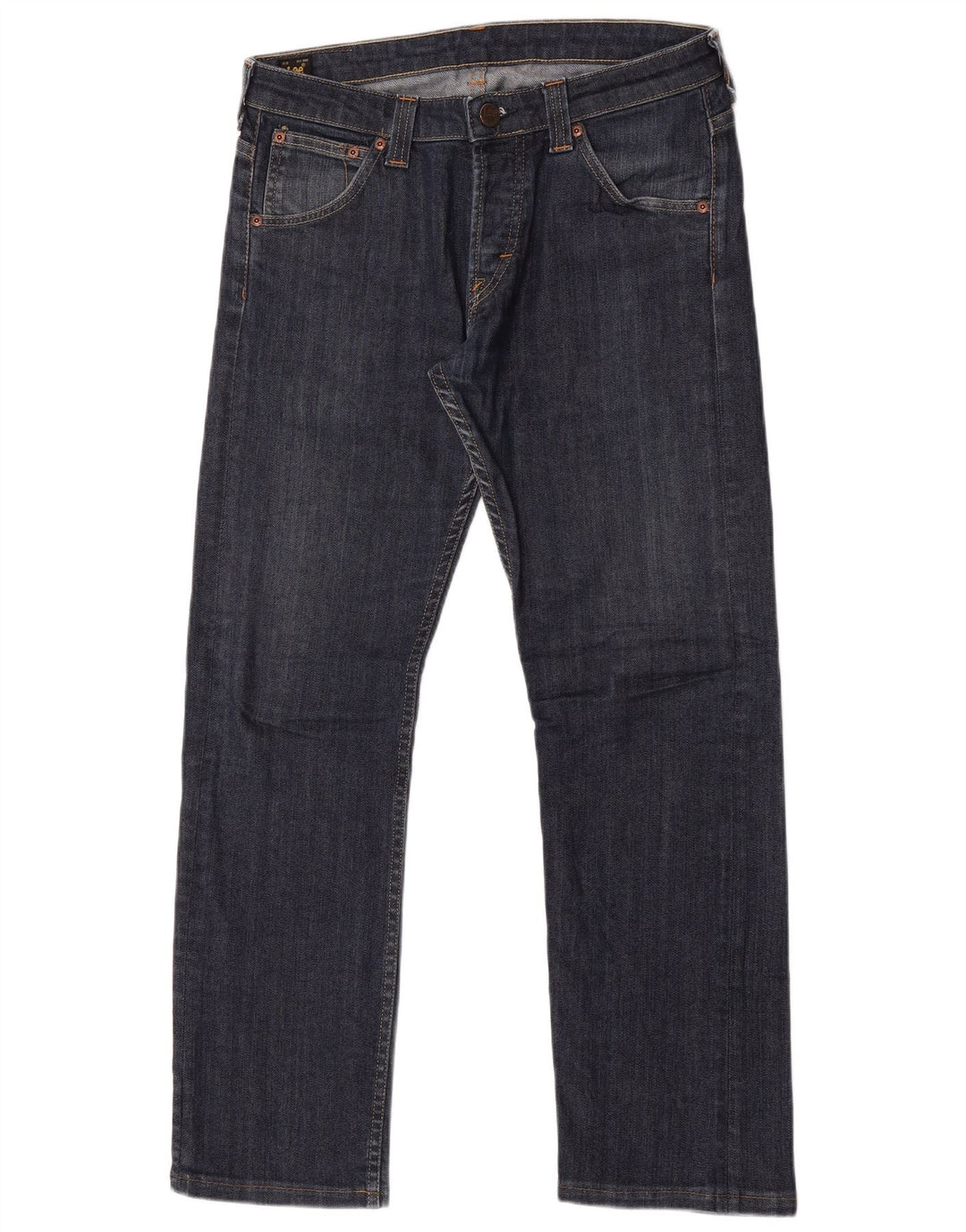 Lee Mens Powell Slim Jeans W32 L30 Marineblå Bomuld