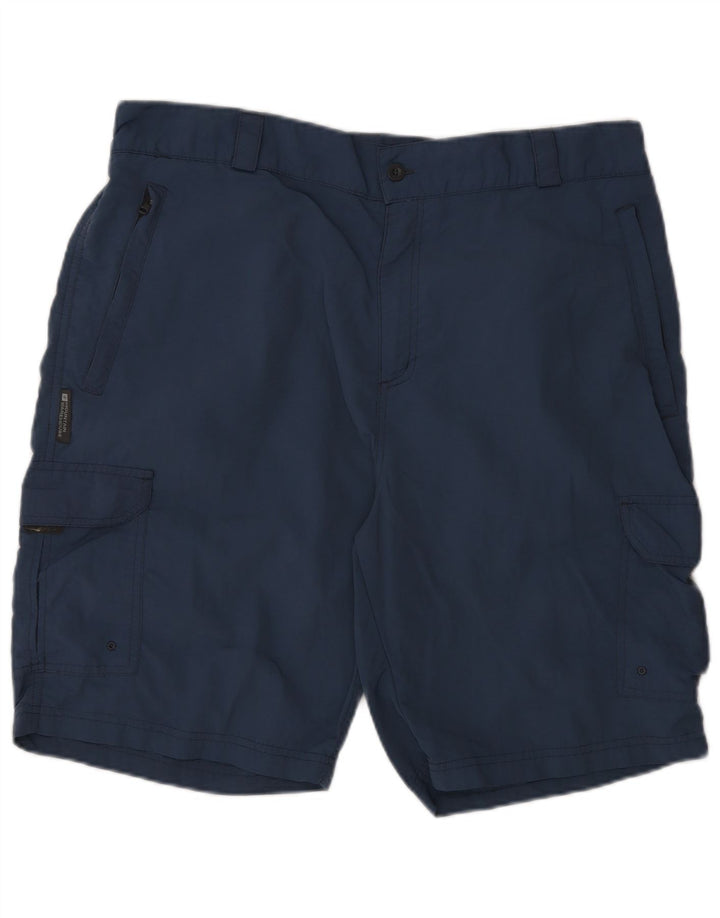 Mountain Warehouse Herre Cargo Shorts W36 Large Navy Blue Nylon