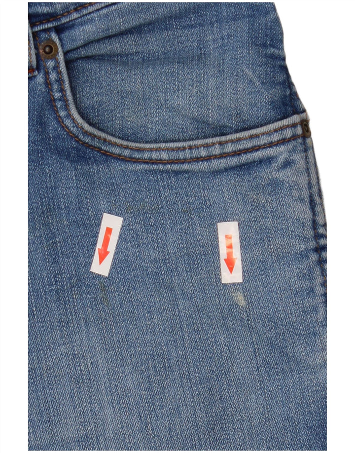 Wrangler Herre Texas Stretch Straight Jeans W36 L30 Blå Bomuld