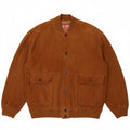 Jolly Mens Ruskind Bomber Jacket IT 58 4XL Brunt Læder