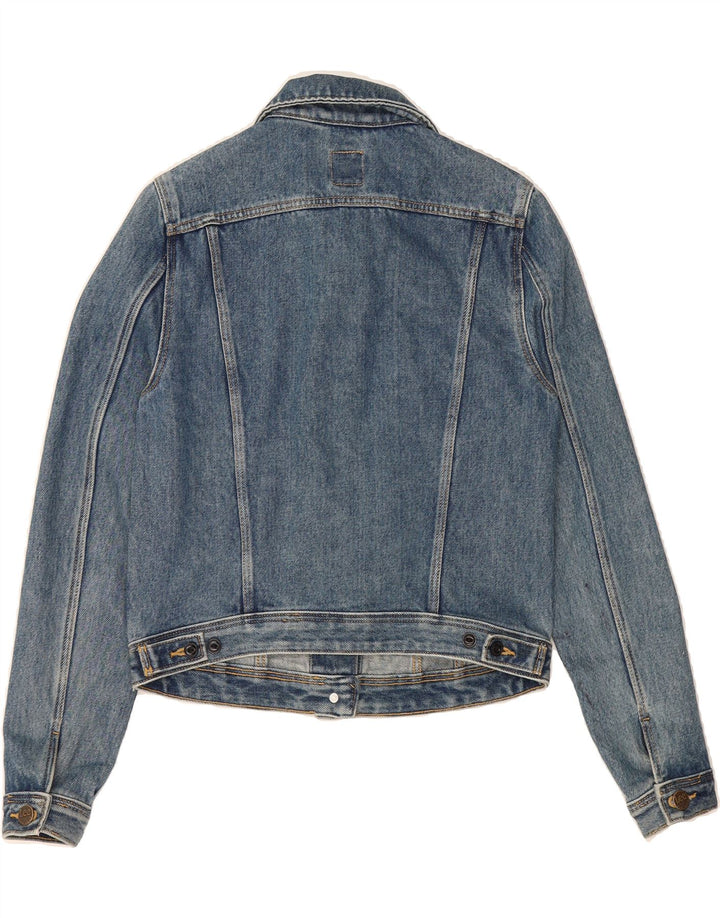 LEE Womens Denim Jacket UK 10 Small Blue Cotton Vintage Lee and Second-Hand Lee from Messina Hembry 