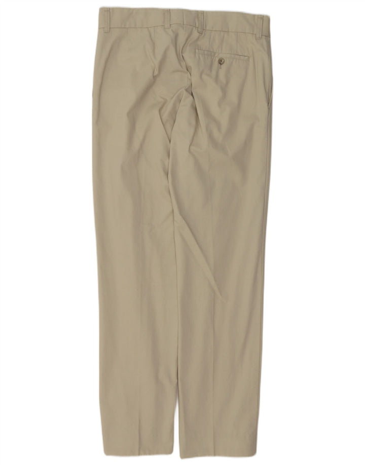 Hugo Boss Lige Chinobukser til mænd IT 48 Medium W32 L34 Beige Bomuld