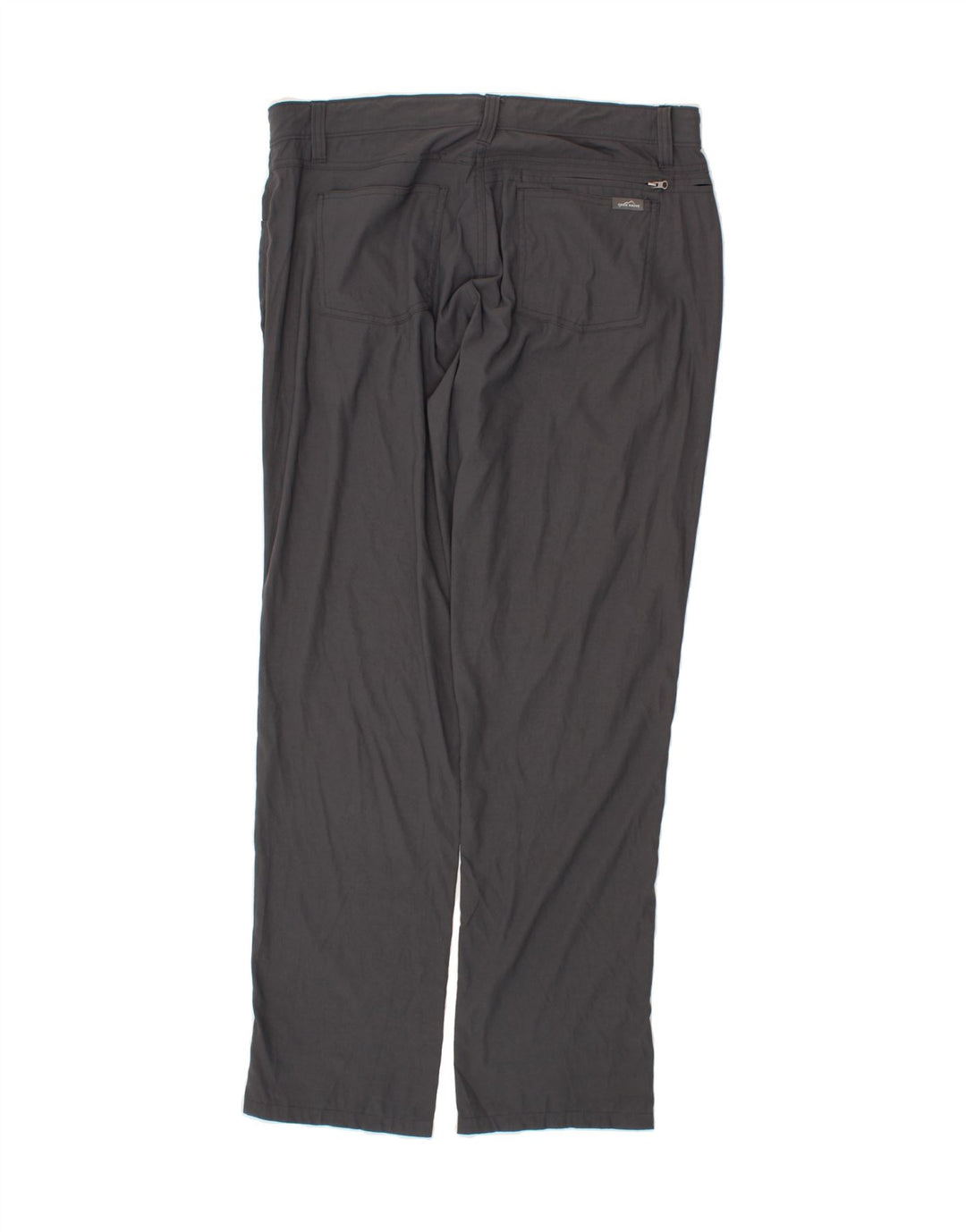 EDDIE BAUER Mens Straight Casual Trousers W36 L34  Grey Polyester Vintage Eddie Bauer and Second-Hand Eddie Bauer from Messina Hembry 