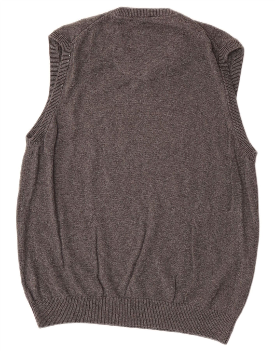 Marks & Spencer Herre Regular Fit Vest Tank Top Medium Grey Bomuld
