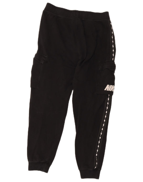 Nike Dame Grafisk Capri træningsdragt Bukser Joggers UK 10 Small Black
