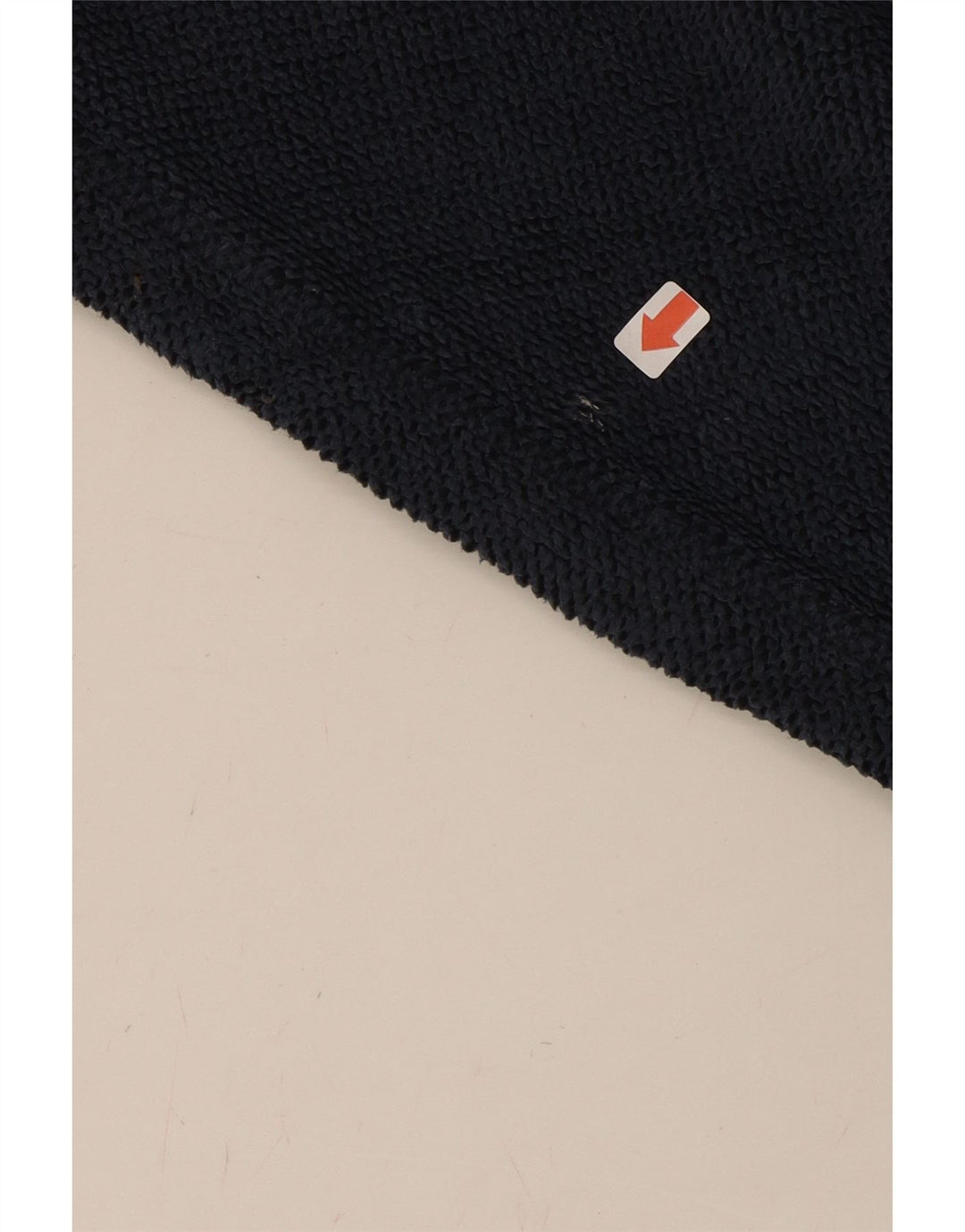 WEIRD FISH Mens Zip Neck Sweatshirt Jumper Medium Navy Blue Polyester Vintage Weird Fish and Second-Hand Weird Fish from Messina Hembry 