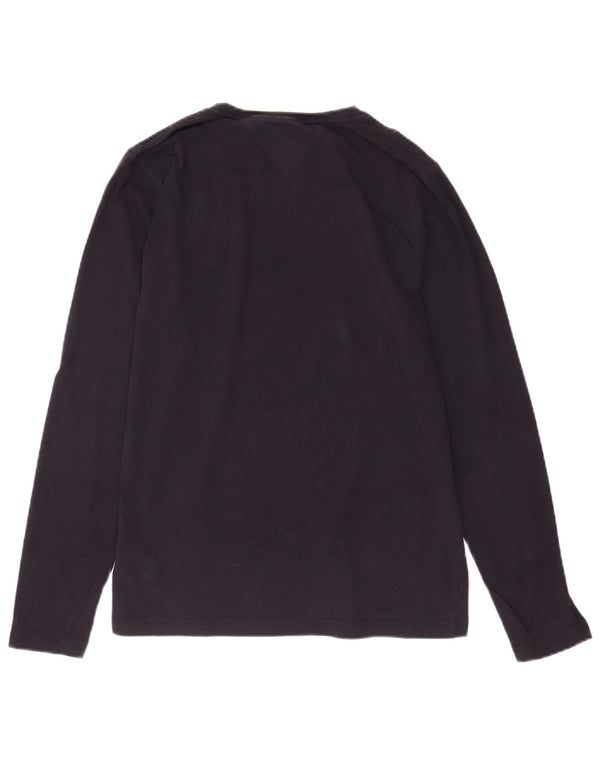 Tommy Hilfiger Herre Extra Slim Top Langærmet Medium Marineblå Bomuld