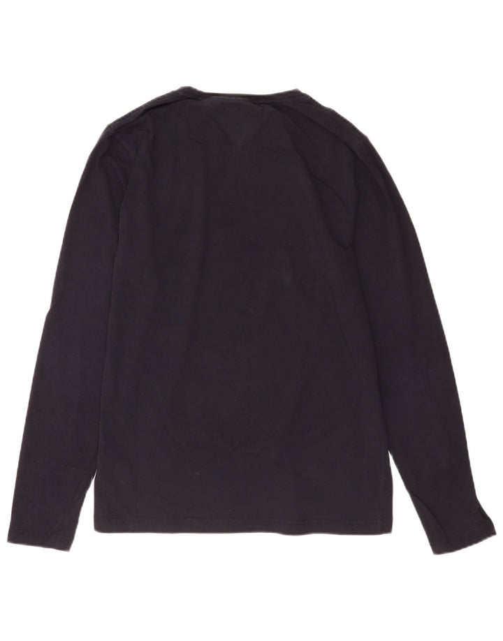 Tommy Hilfiger Herre Extra Slim Top Langærmet Medium Marineblå Bomuld