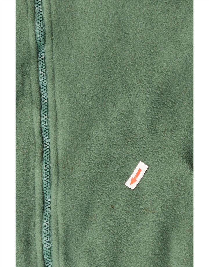 Kappa Herre Fleecejakke UK 40 Stor Grøn Polyester