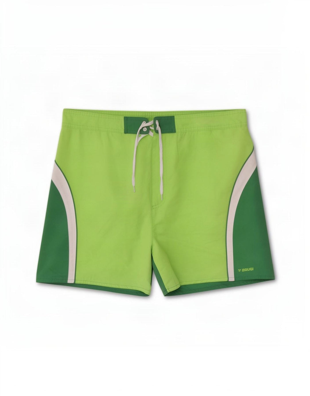 Brugi Badeshorts til mænd XL Grøn Colourblock Polyester