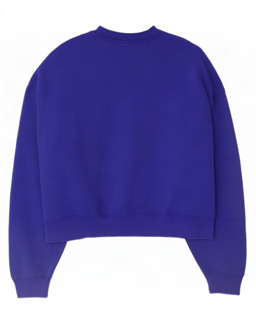 Adidas Dame Oversized Sweatshirt Jumper UK 12/14 Medium Blue Bomuld