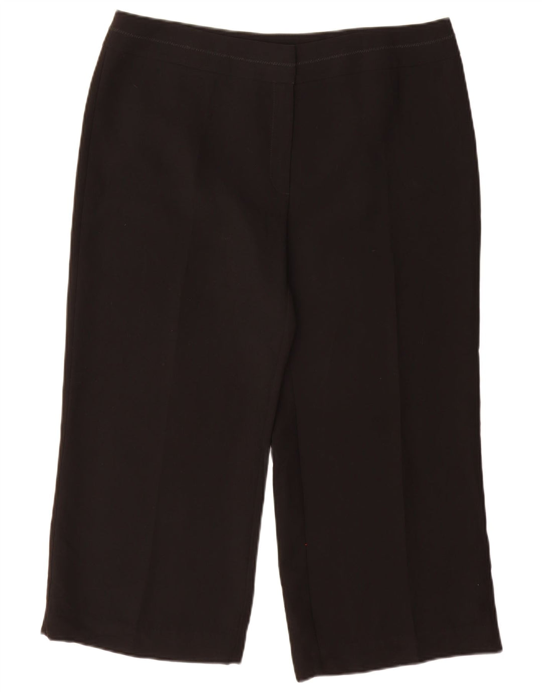 Marks & Spencer Dame Capri Bukser UK 16 Large W34 L24 Sort Polyester
