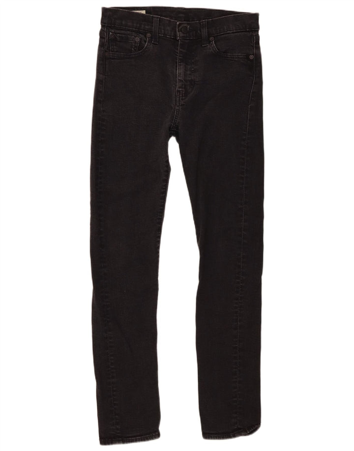 Levi's Slim Jeans til mænd W30 L29 sort bomuld