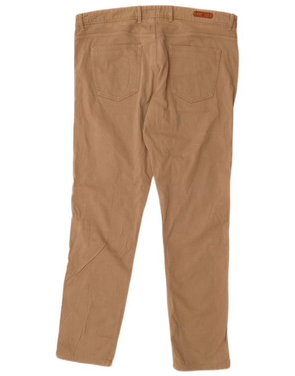 Massimo Dutti Herre Slim Fit Casual Bukser EU 46 XL W36 L32 Beige