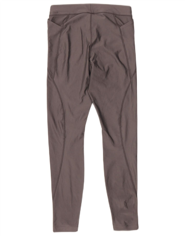 NIKE Dame Dri Fit Leggings UK 6 XS Grå Polyester