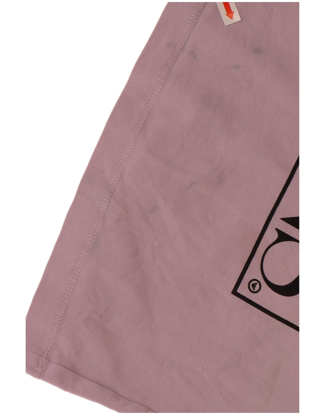 ARMANI JEANS Dame Grafisk T-Shirt Top EU 36 Lille Lilla