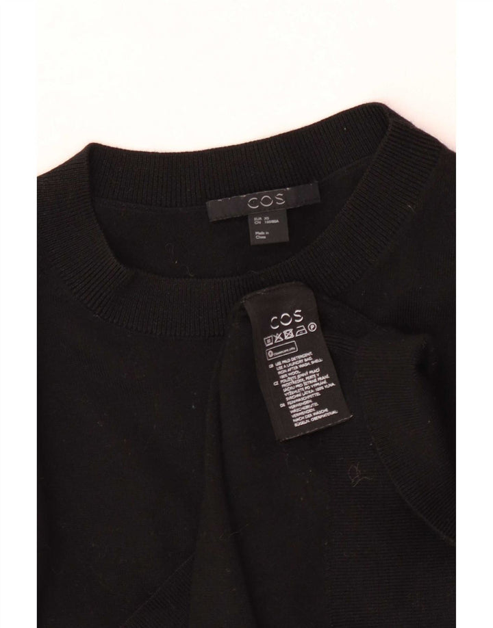 Cos Dame sweater med rund hals DK 6 XS sort uld