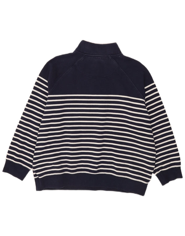 Besætningstøj Dame Sweatshirt Jumper UK 16 Stor Marineblå Stribet