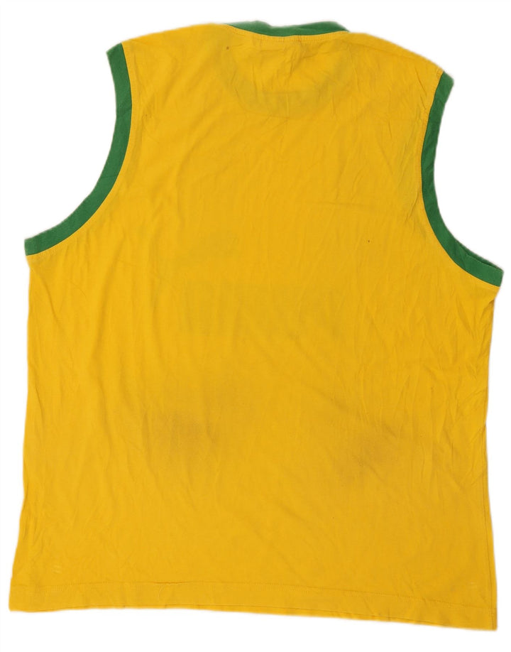 PUMA Herre Grafisk Vest Top 2XL Gul