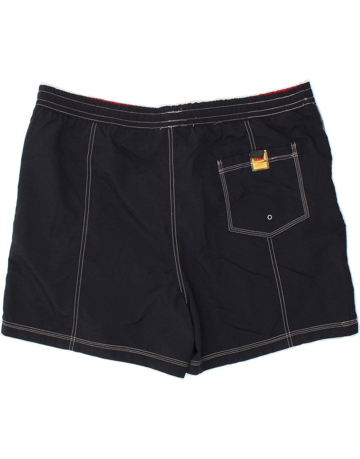 SLAM Mens Swimming Shorts 3XL  Black Nylon Vintage Slam and Second-Hand Slam from Messina Hembry 