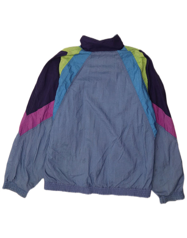 PUMA Træningsdragt til mænd Topjakke Medium Blue Colourblock Polyamid