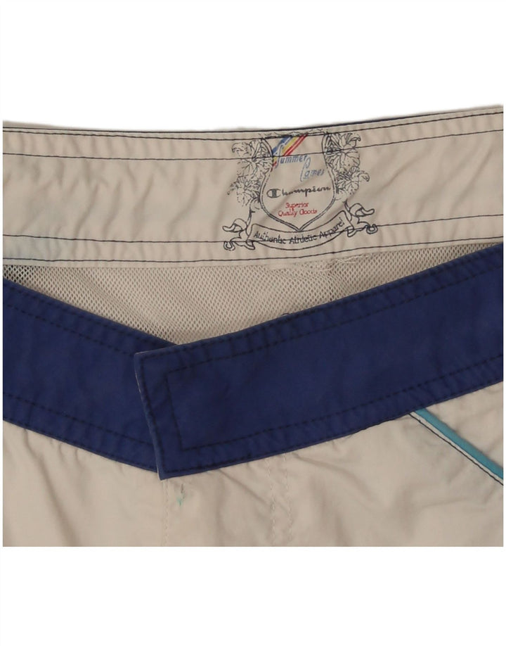 Champion Herre svømmeshorts Medium White Colourblock