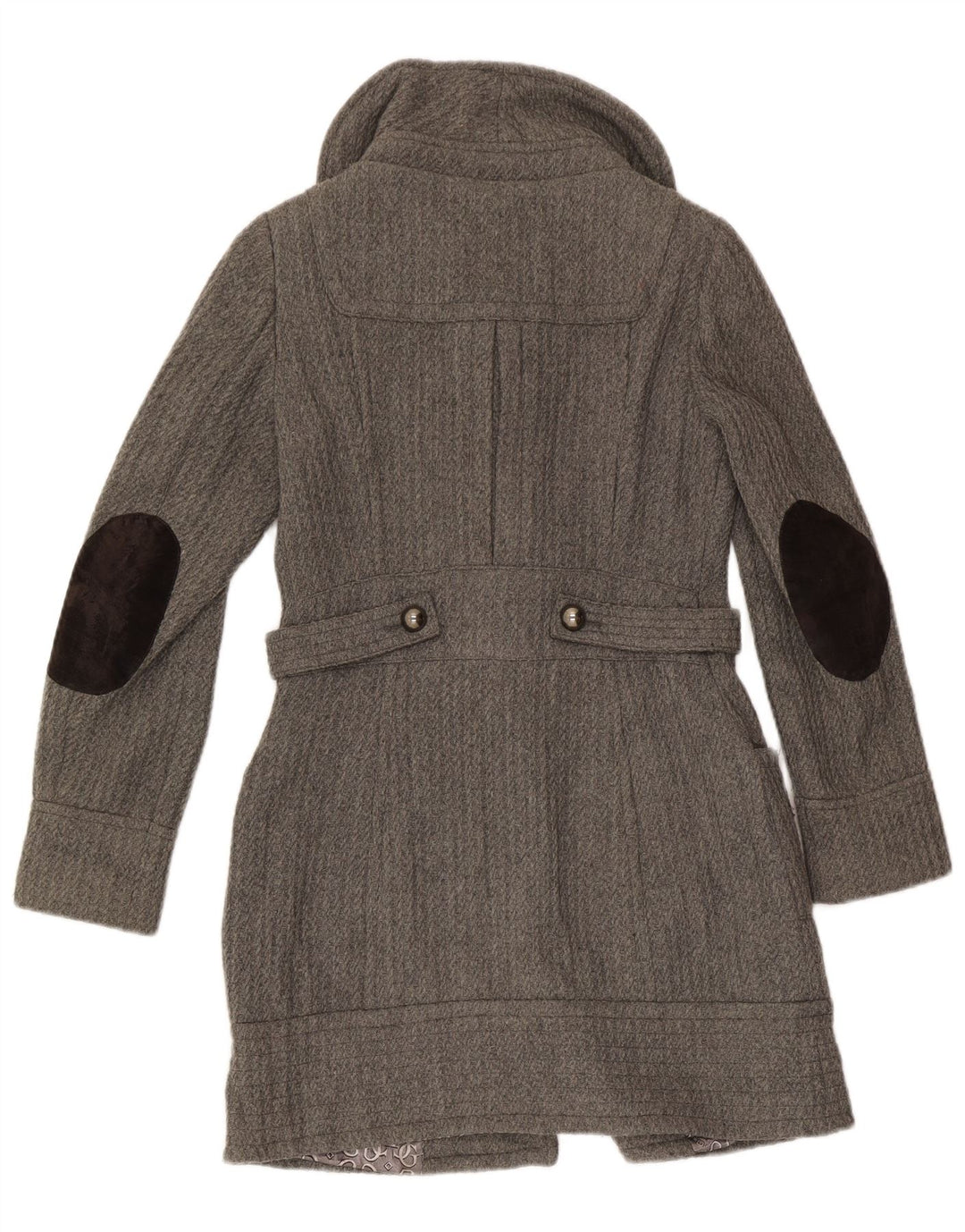 Guess Dame Duffle Coat UK 10 Small Grå Polyester