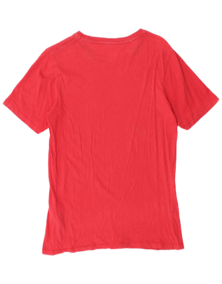 Jack & Jones Herre grafisk T-shirt Top Lille rød bomuld