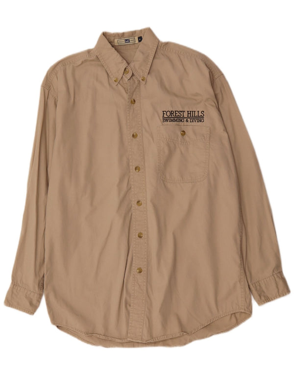 Lee Herreskjorte Medium Beige Bomuld