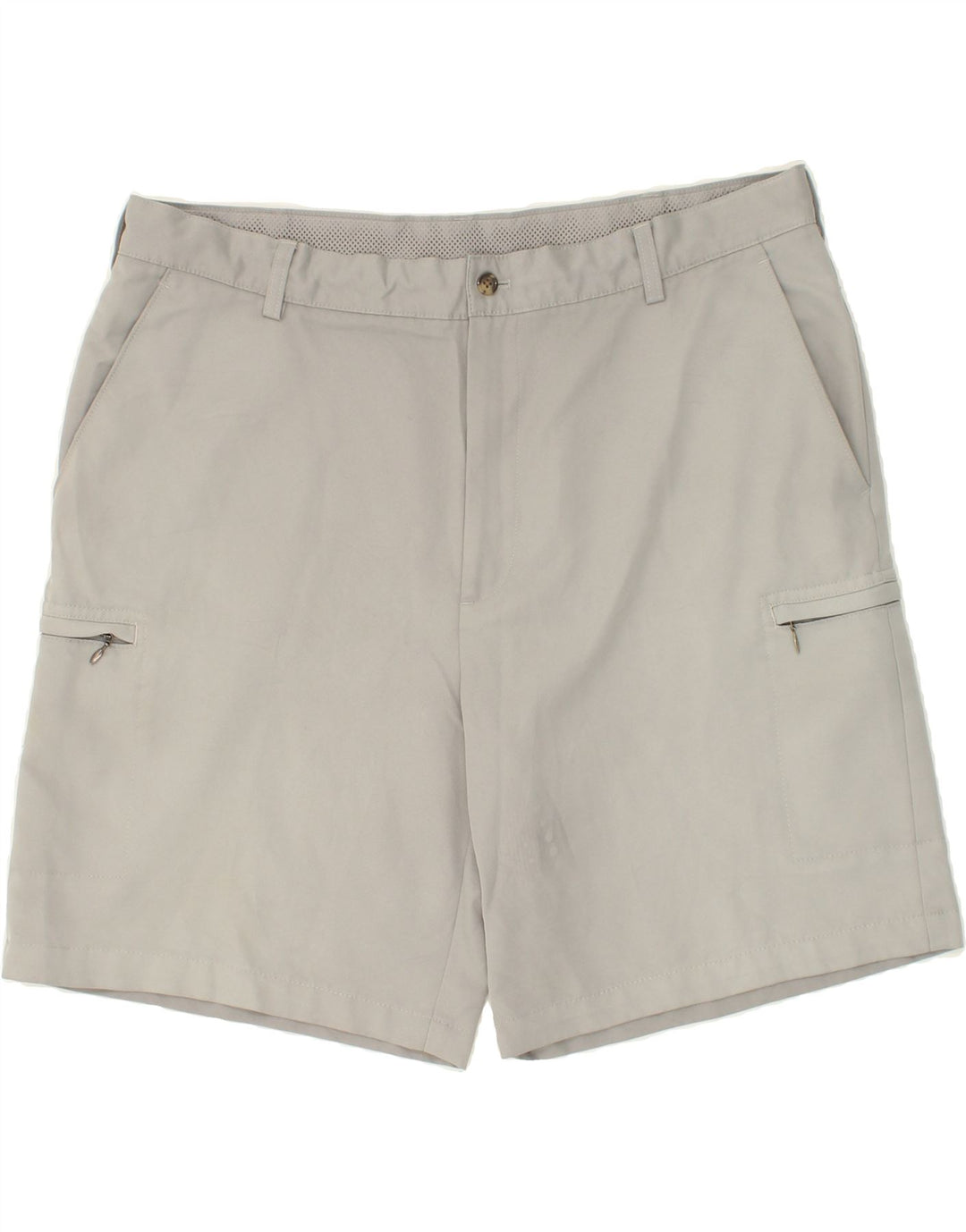 IZOD Mens Cargo Shorts W40 XL Grey Polyester Vintage Izod and Second-Hand Izod from Messina Hembry 